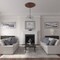 Ekena Millwork Sellek Ceiling Medallion (Fits Canopies up to 9"), Hand-Painted Copper Penny, 42 1/8"OD x 1 7/8"P CM42SKCPS - alternate 4